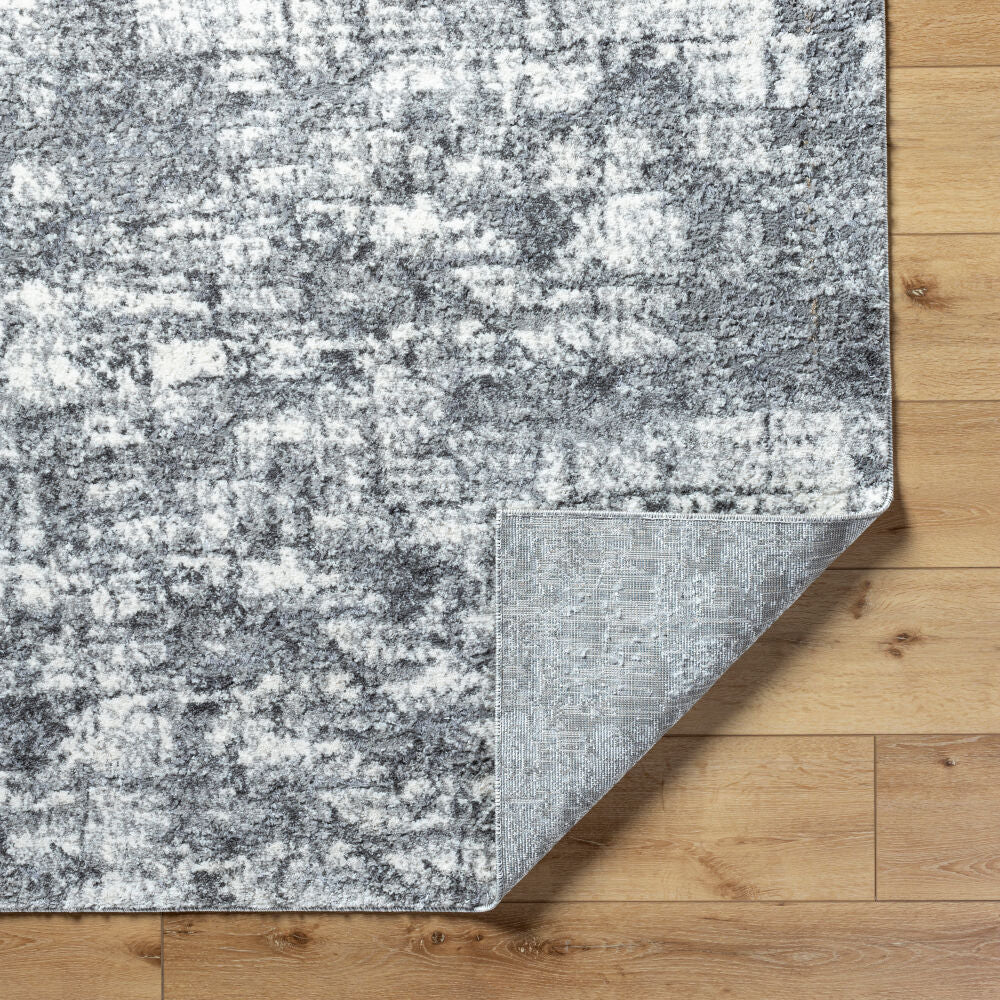 Andorra Plus Black/Light Gray Machine Woven Rug ARP-2308 - fold