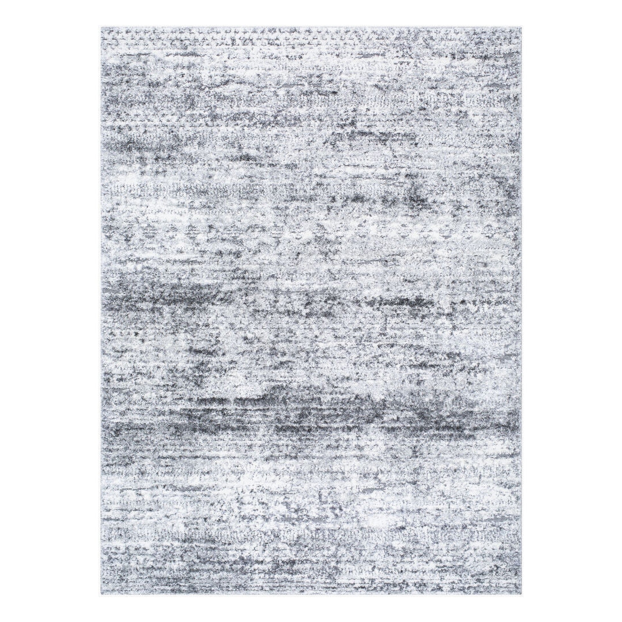 Andorra Plus Black/Light Gray Machine Woven Rug ARP-2311 - 2' x 2'11"