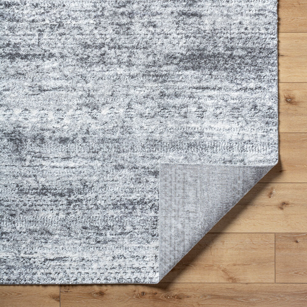 Andorra Plus Black/Light Gray Machine Woven Rug ARP-2311 - fold