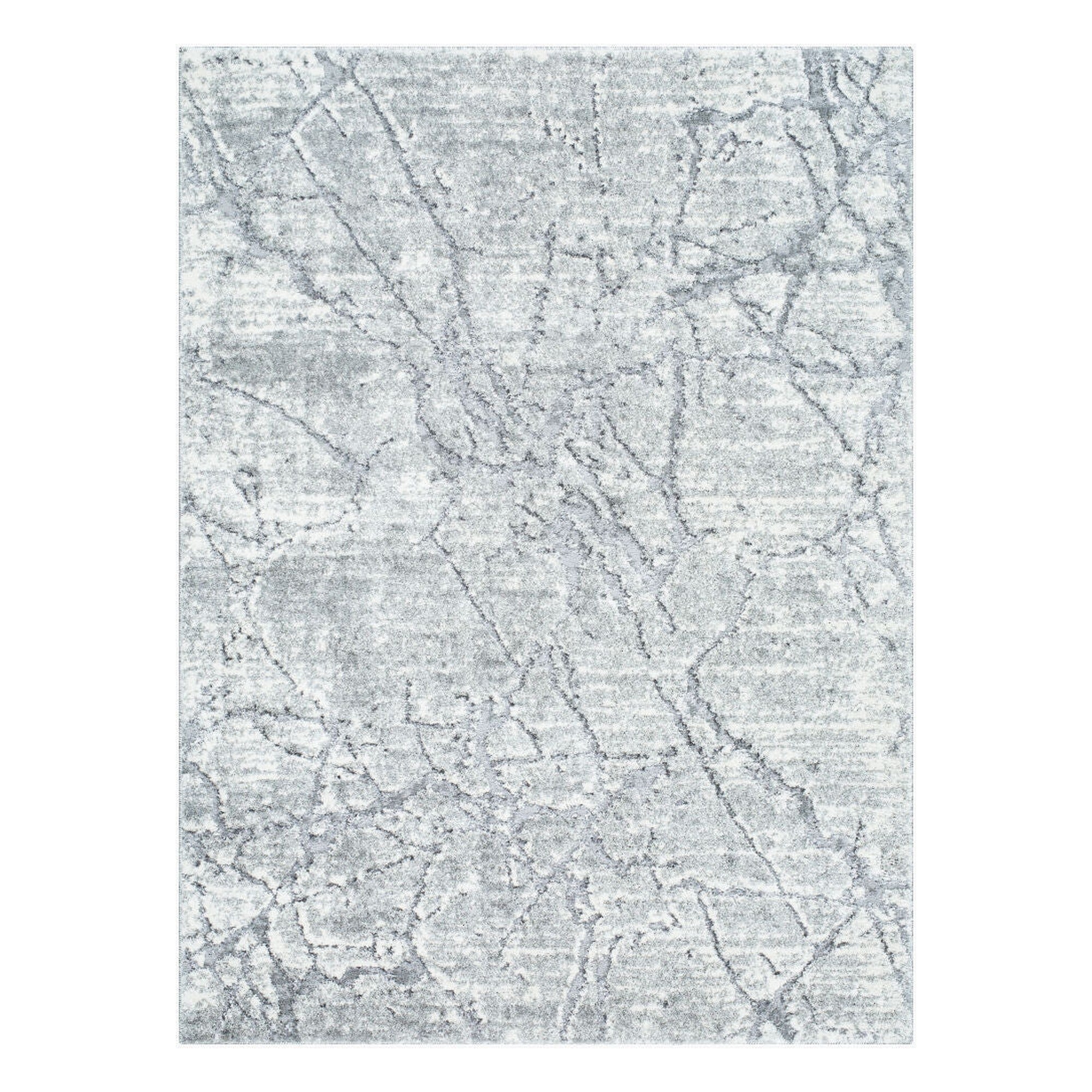 Andorra Plus Black/Light Gray Machine Woven Rug ARP-2313 - 2' x 2'11"