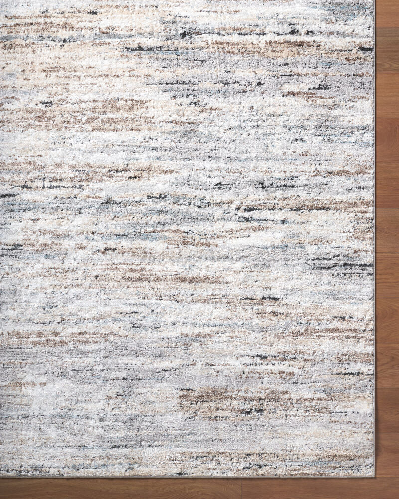 Andorra Plus Black/White Machine Woven Rug - overhead