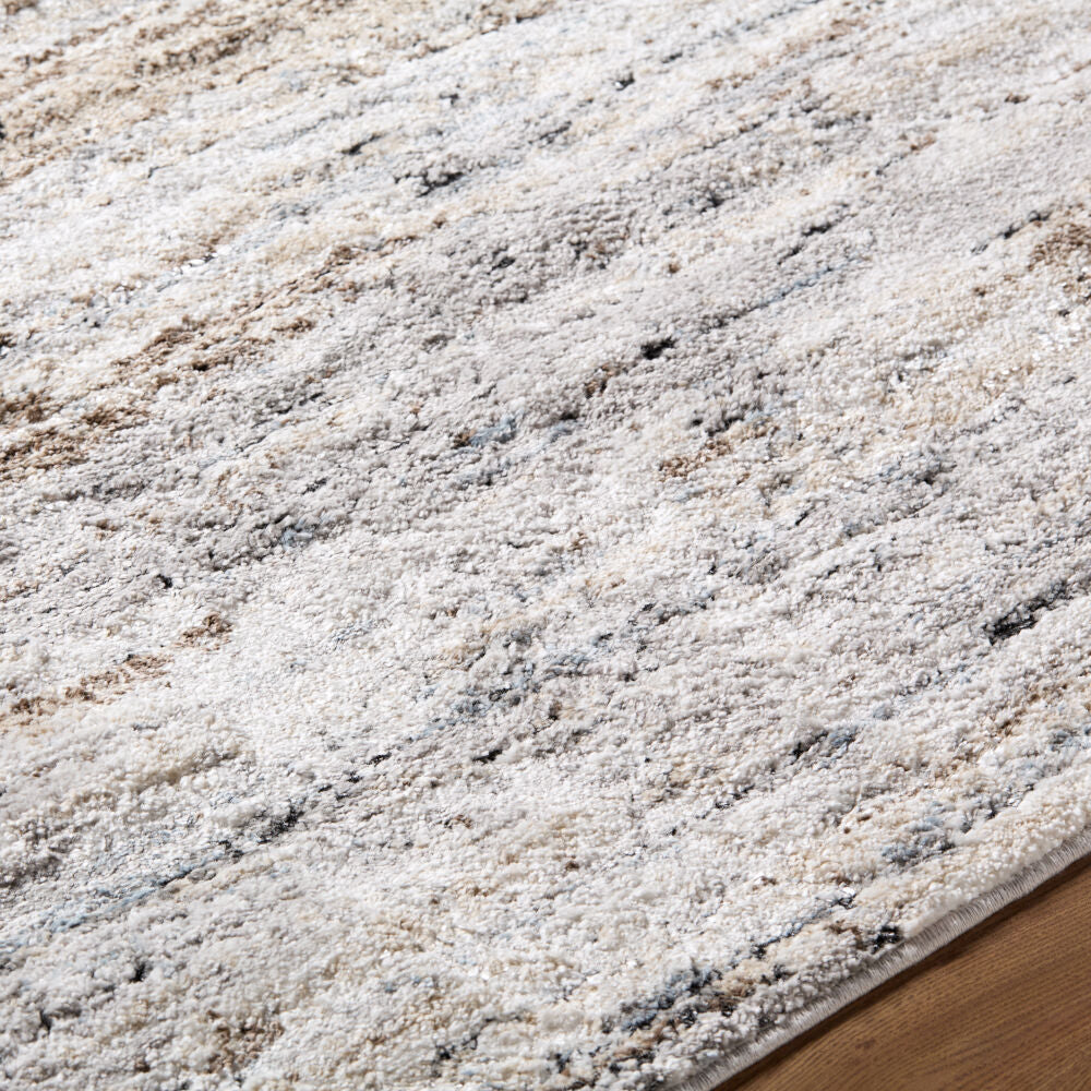 Andorra Plus Black/White Machine Woven Rug - texture