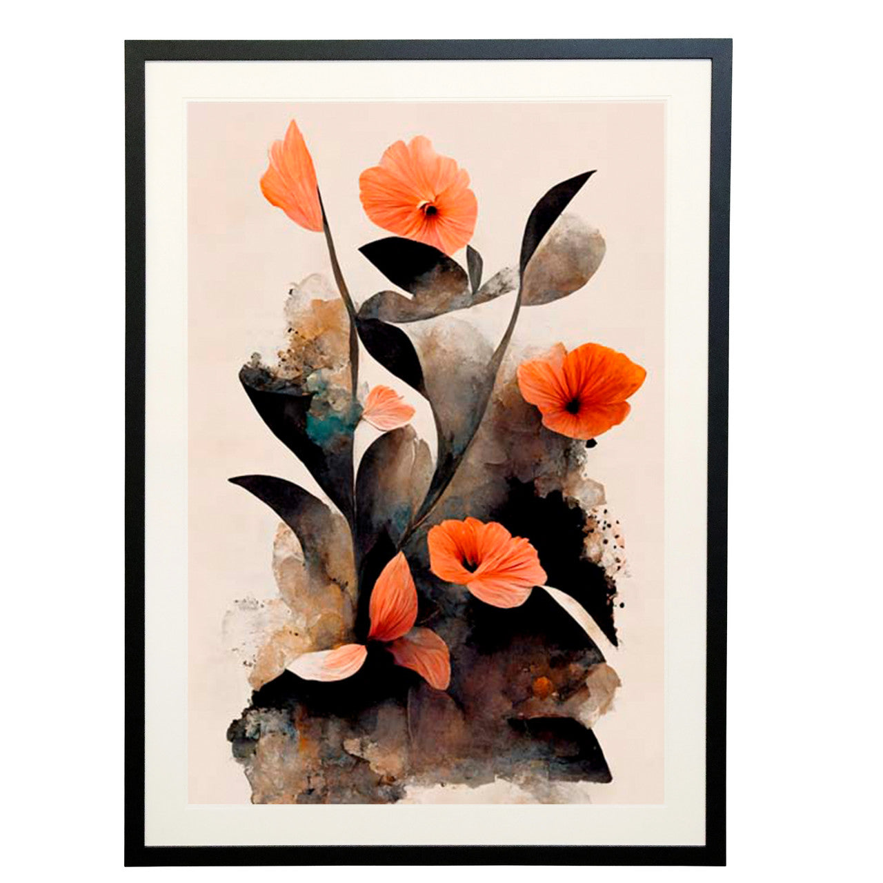 Coral Flowers 30"