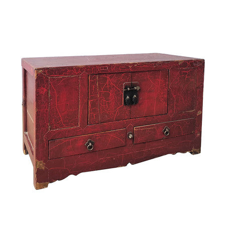 Antique Chinese Small Sideboard 35"