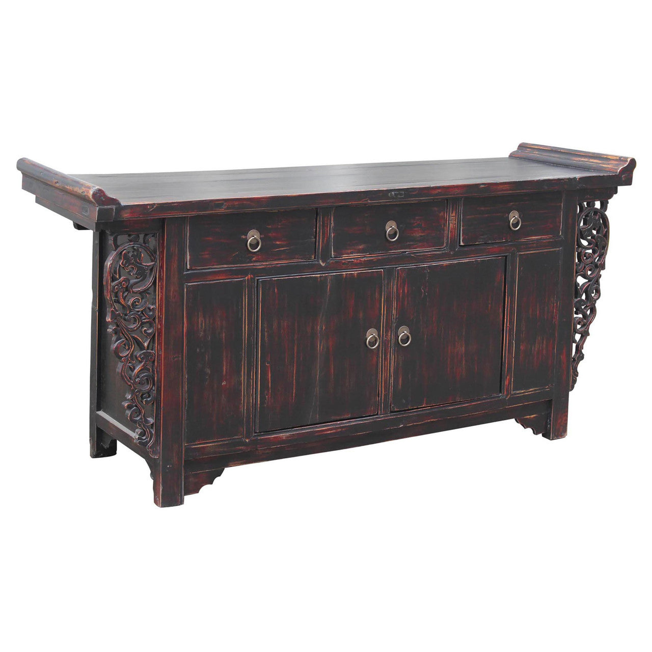 Antique Chinese Sideboard 69"