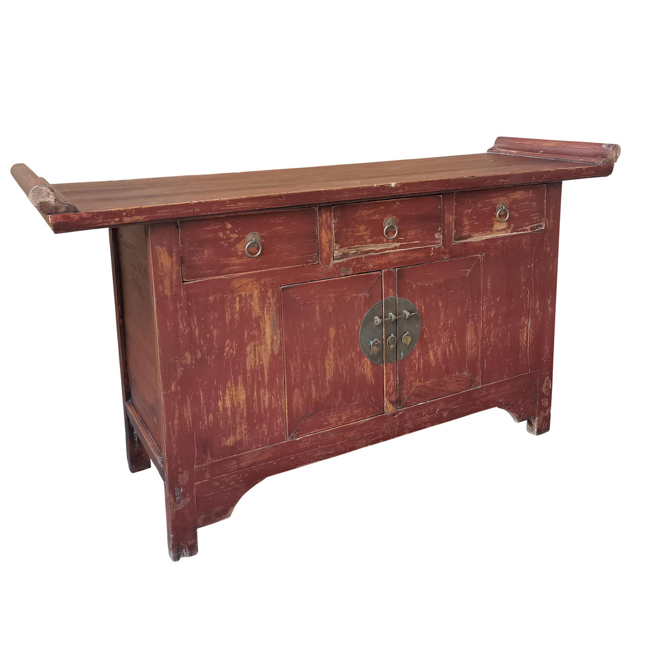 Antique Chinese Sideboard with Wing 64"