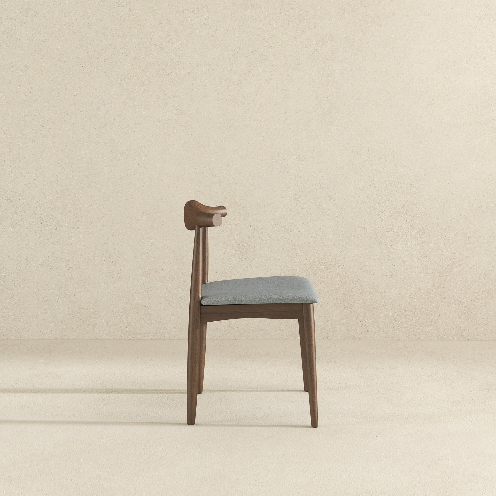 Destiny Grey Fabric Dining Chair (Set Of 2)