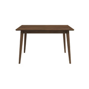 Levi Modern Style Solid Wood Rectangular Walnut Top Dining Table 47"