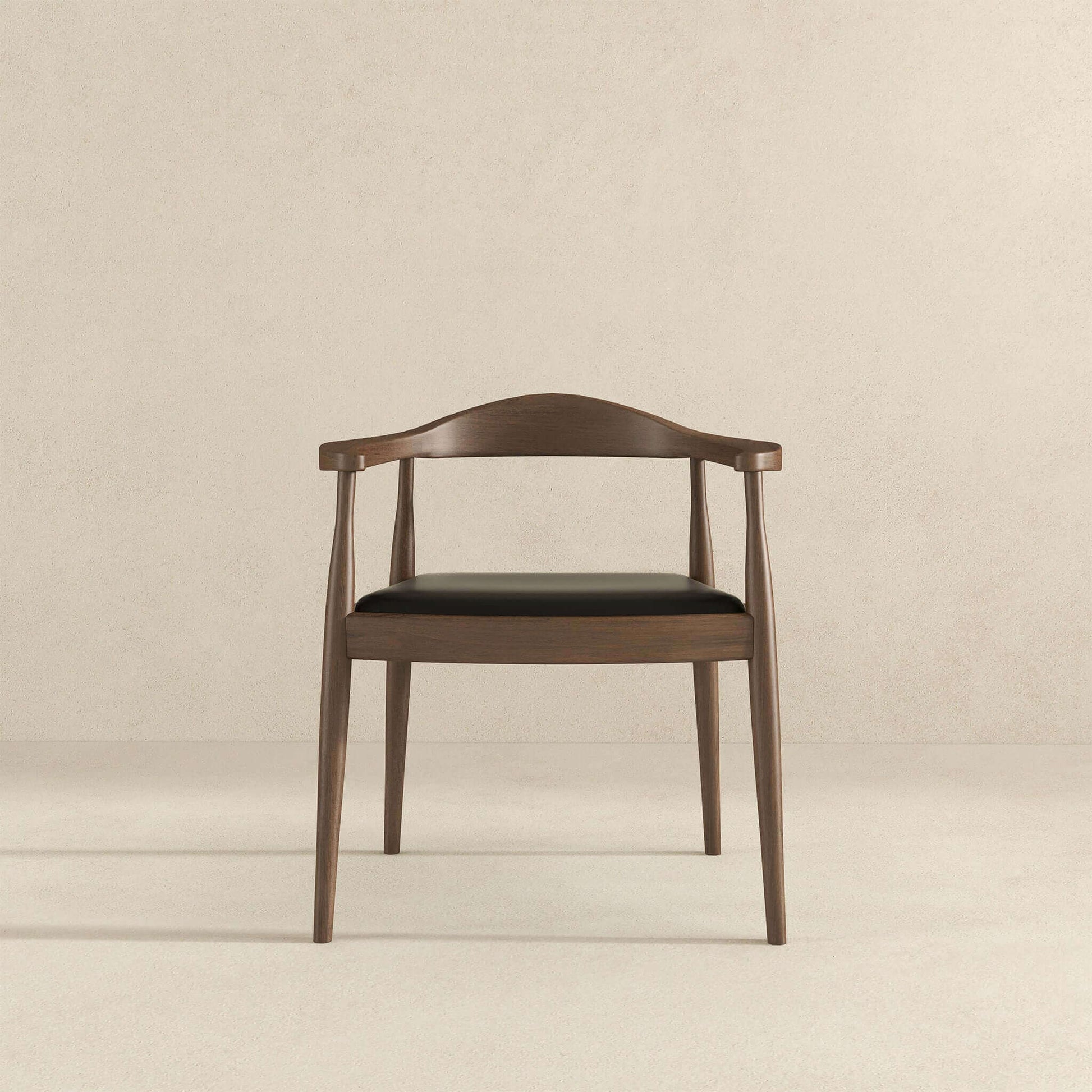 Kelly Black Vegan Leather Dining Chair