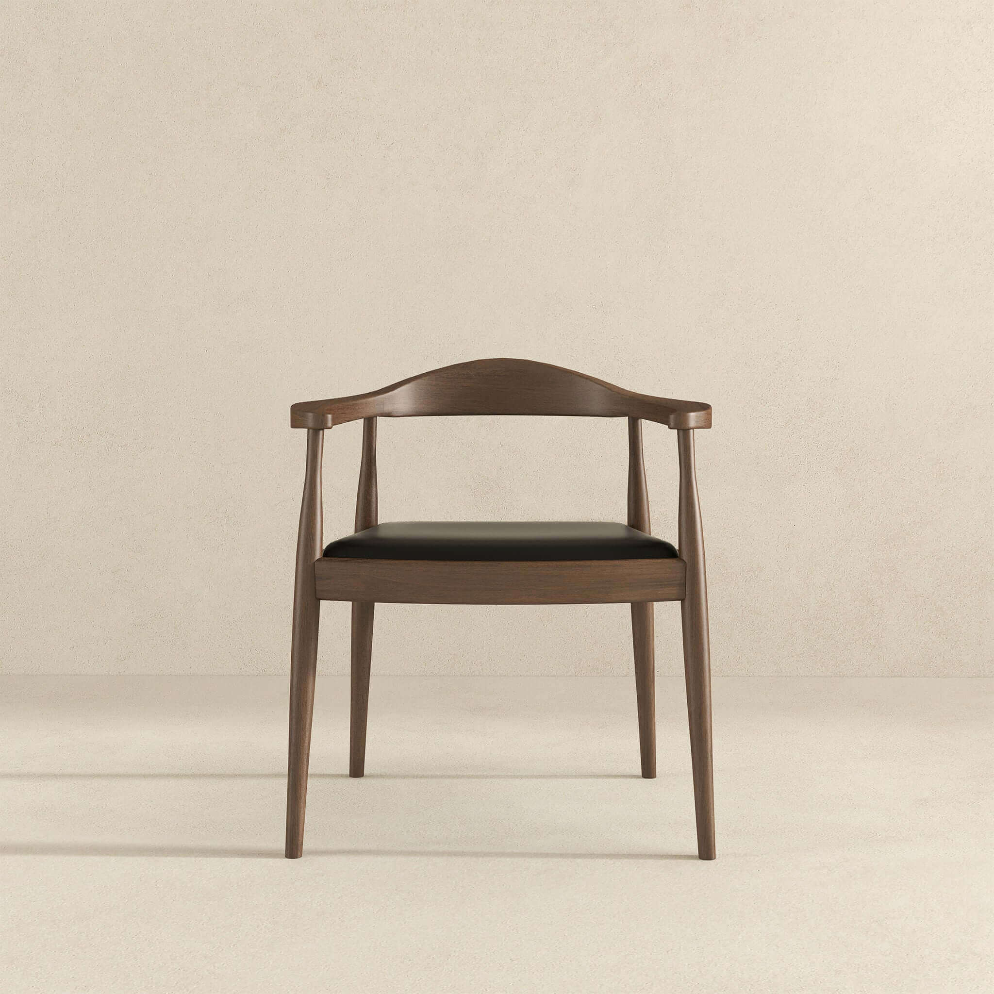 Kelly Black Vegan Leather Dining Chair
