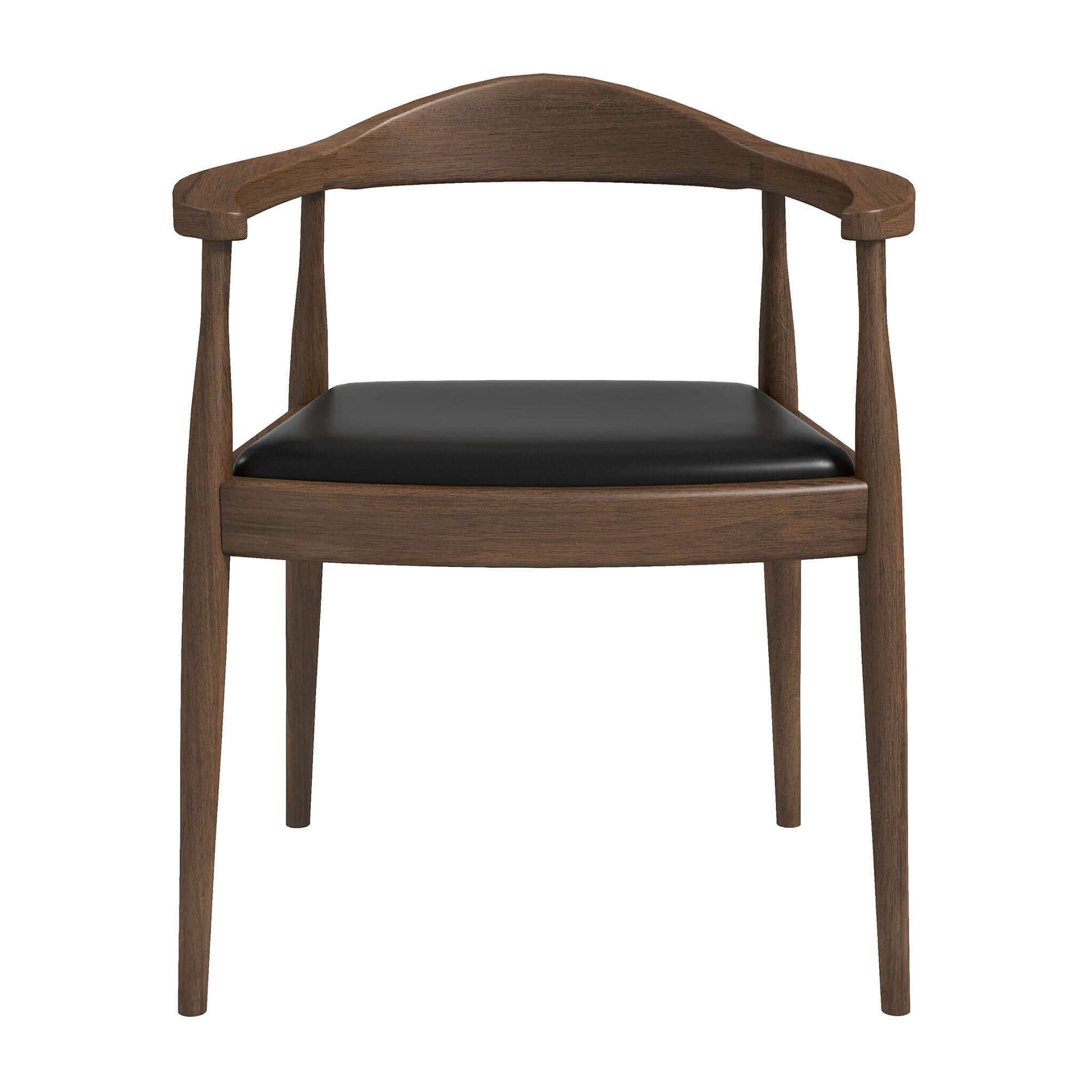 Kelly Black Vegan Leather Dining Chair