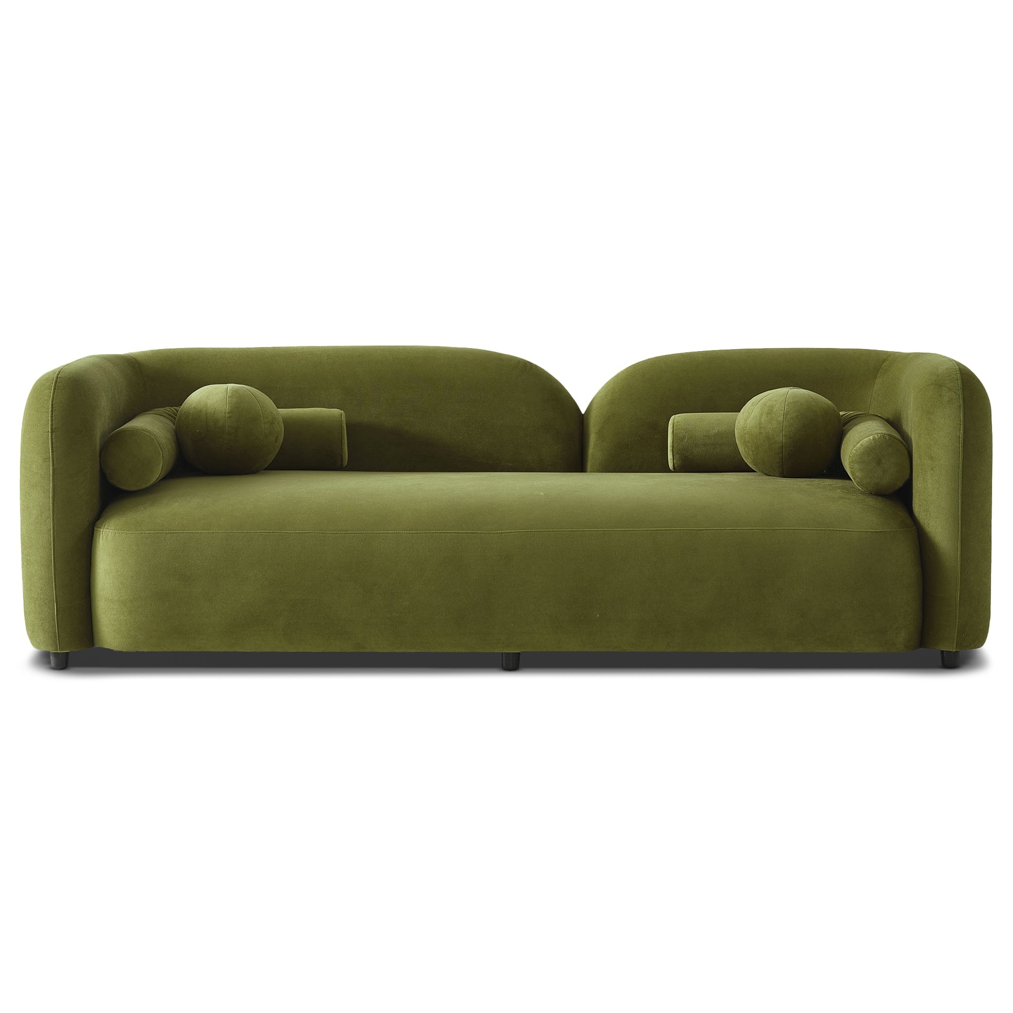 Donna Japandi Velvet Fabric Sofa