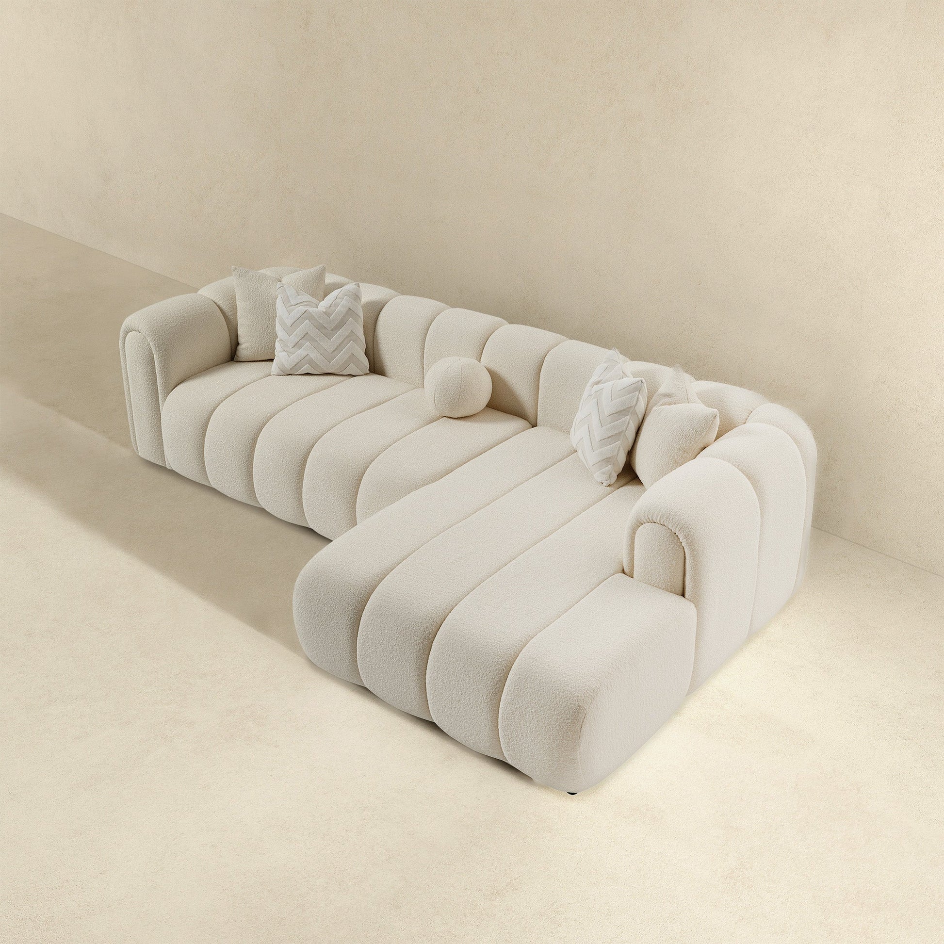 Beatrice Luxury Modern Tufted Boucle Sectional Sofa