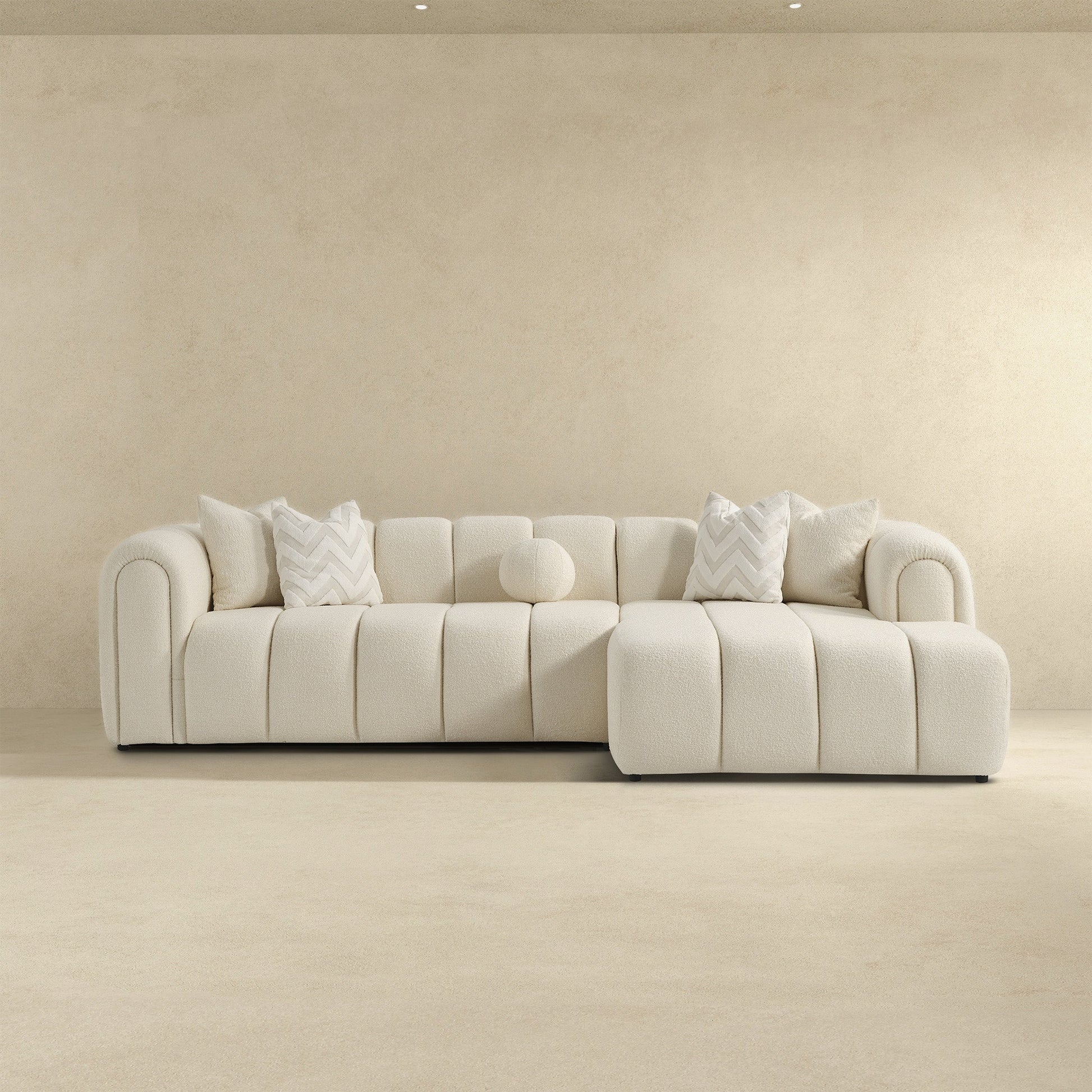 Beatrice Luxury Modern Tufted Boucle Sectional Sofa
