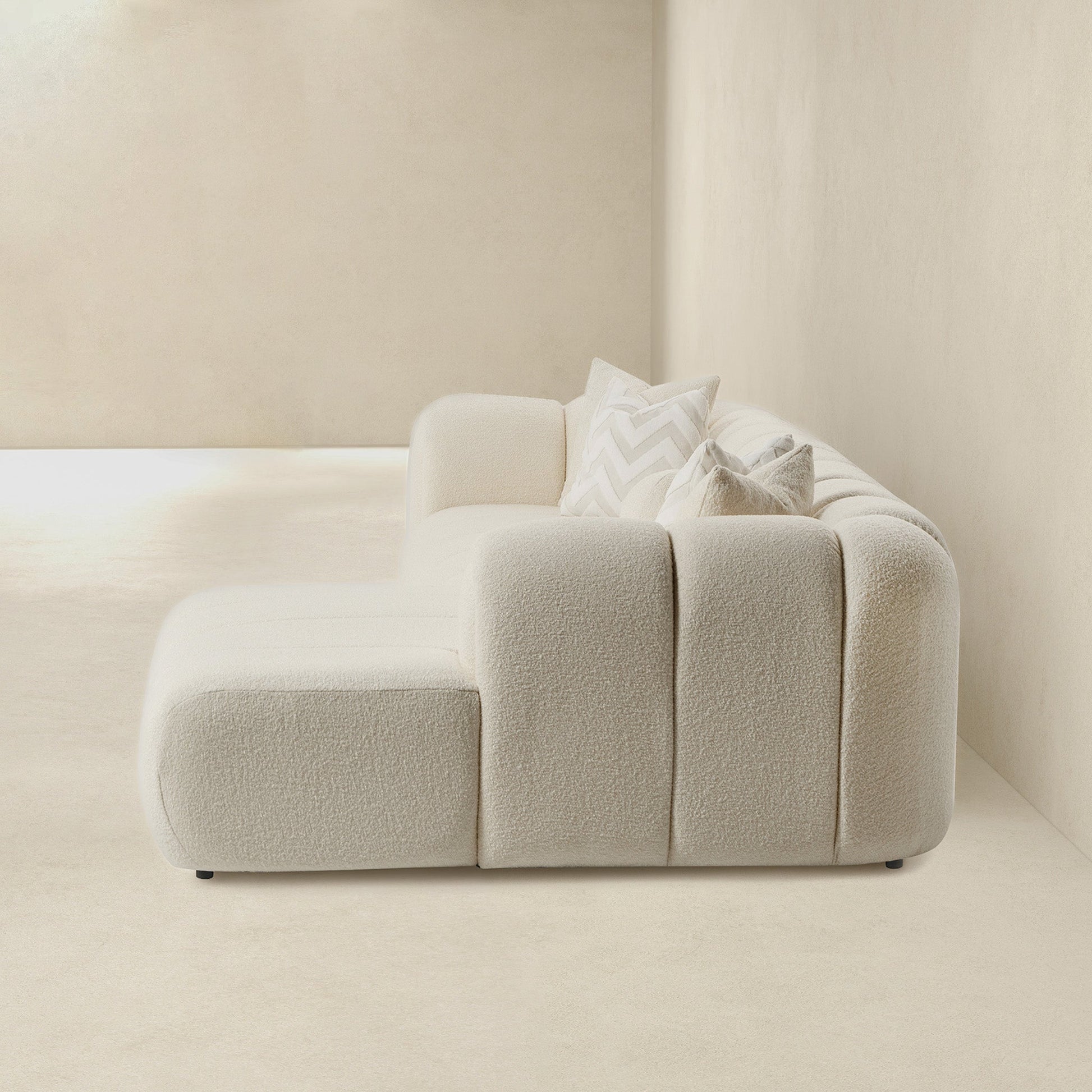 Beatrice Luxury Modern Tufted Boucle Sectional Sofa
