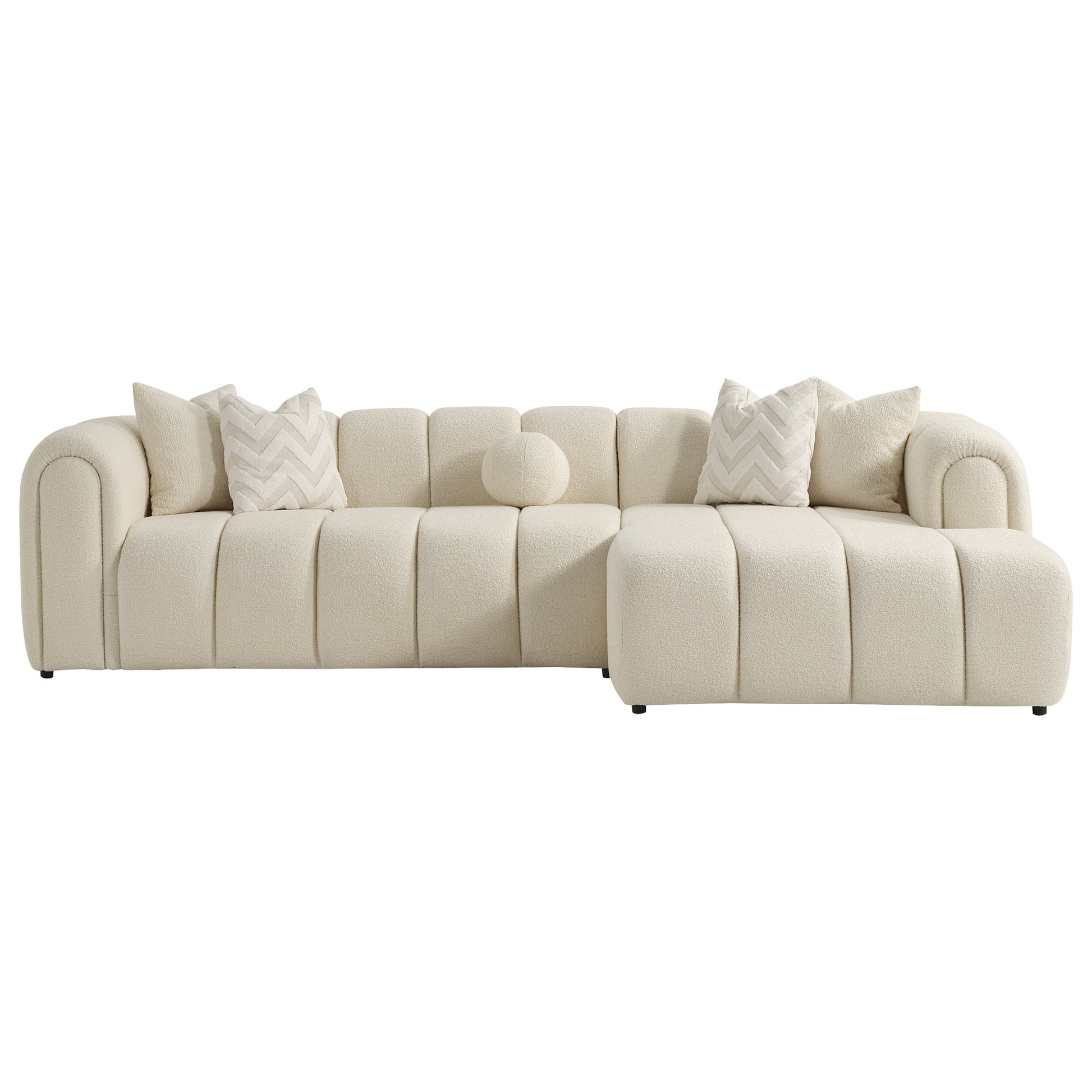 Beatrice Luxury Modern Tufted Boucle Sectional Sofa