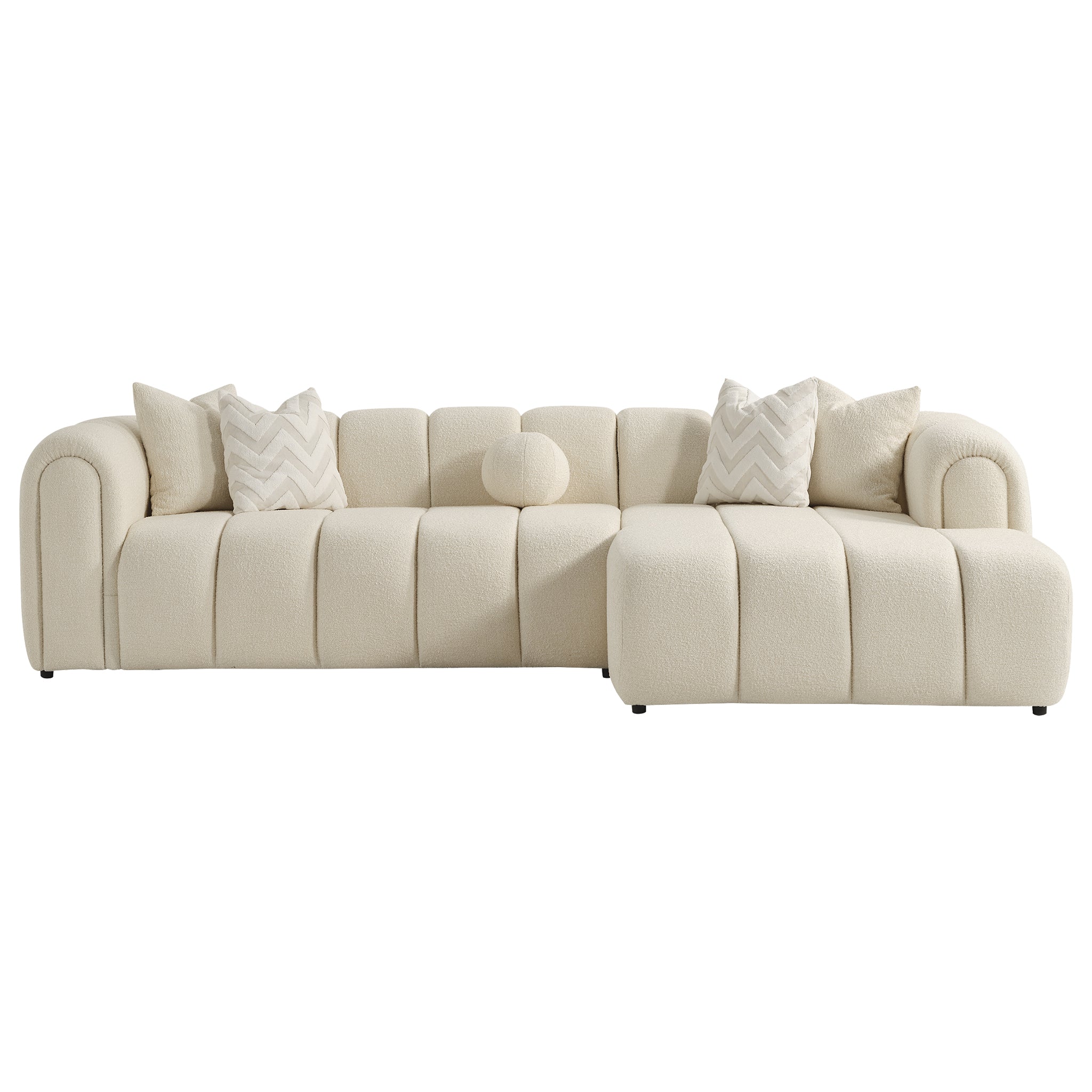 Beatrice Luxury Modern Tufted Boucle Sectional Sofa