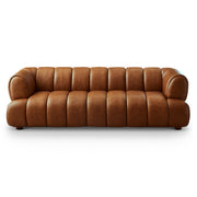 Jasmin Modern Cognac Genuine Leather Sofa