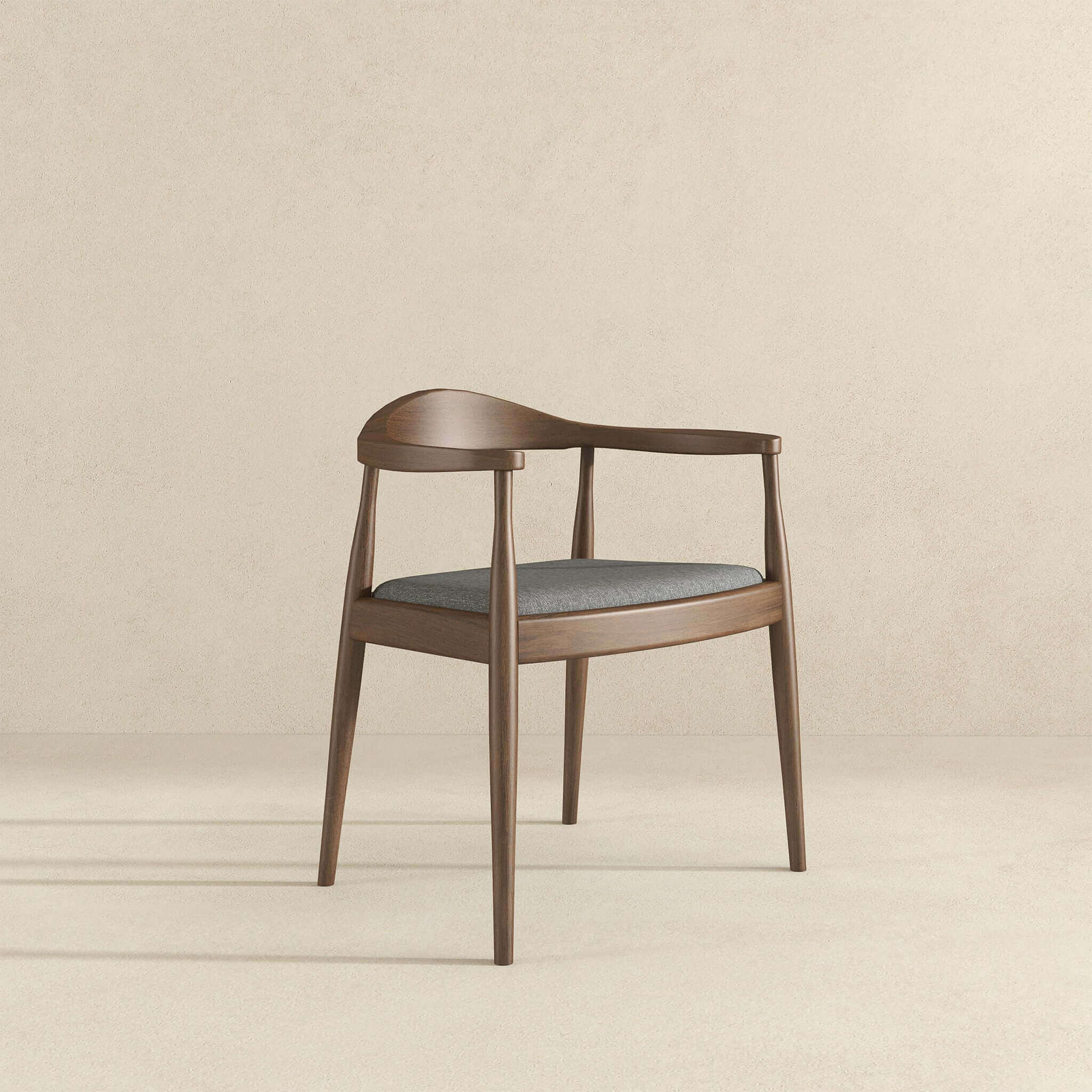 Kelly Grey Fabric Modern Dining Chair
