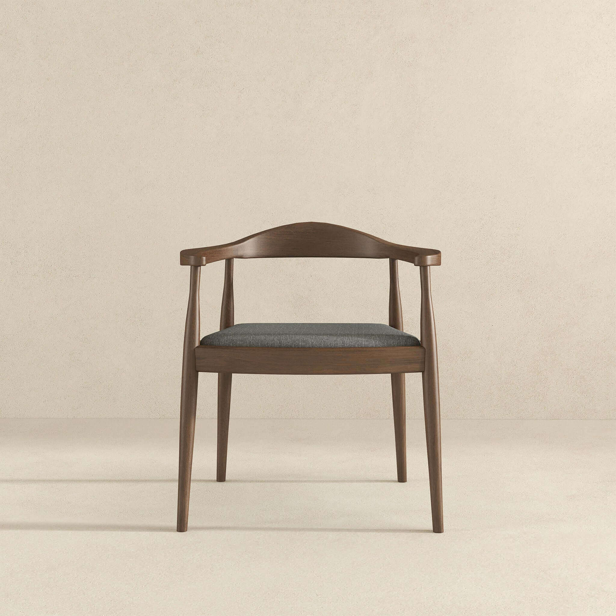 Kelly Grey Fabric Modern Dining Chair