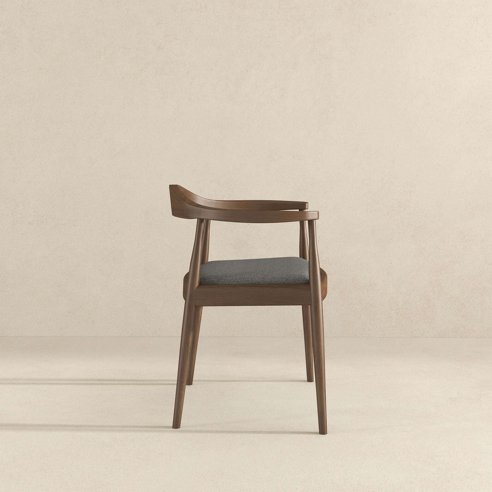 Kelly Grey Fabric Modern Dining Chair
