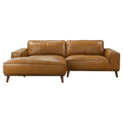 Kerrville Premium Leather Sectional with Chaise