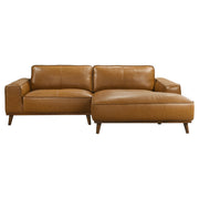 Kerrville Premium Leather Sectional with Chaise