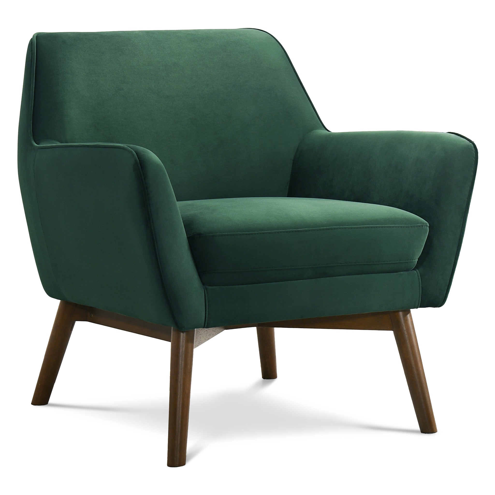Panom Mid-Century Modern Velvet Armchair