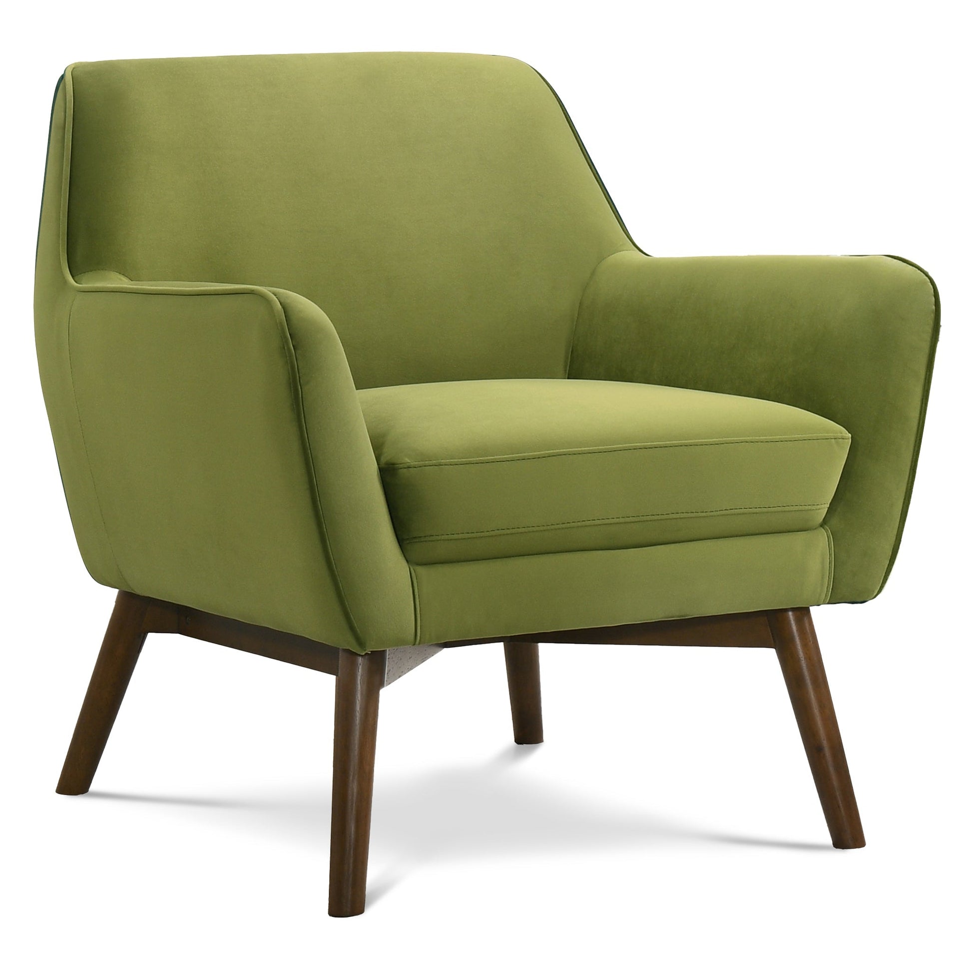 Panom Mid-Century Modern Velvet Armchair