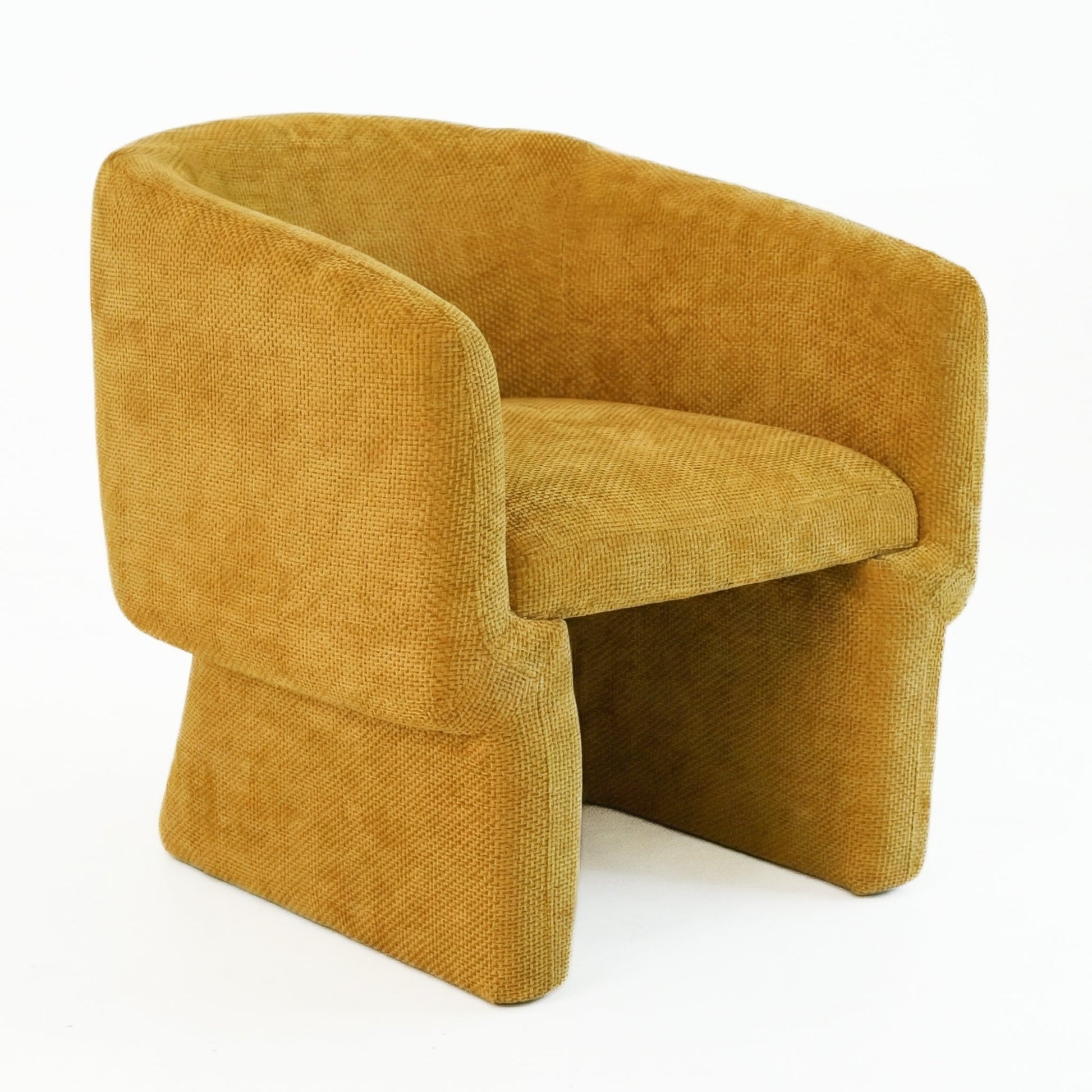 Wichita Contemporary No-Assembly Lounge Chair with Chenille Upholstery