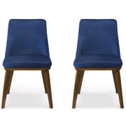 Clove Mid-Century Modern Dining Chair | Solid Wood Frame Tapered Legs