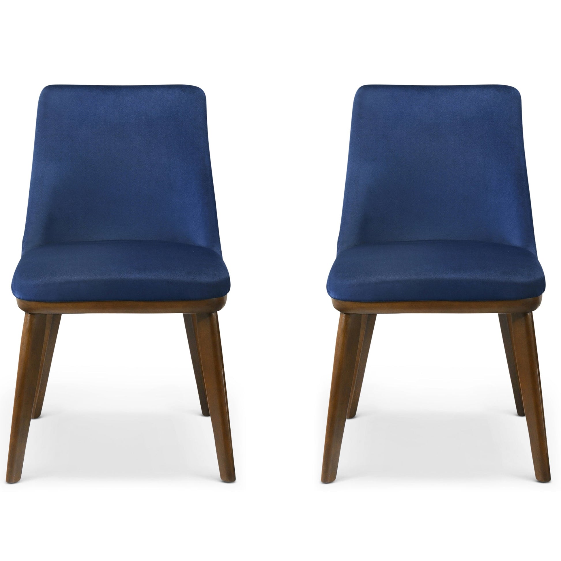 Clove Mid-Century Modern Dining Chair | Solid Wood Frame Tapered Legs