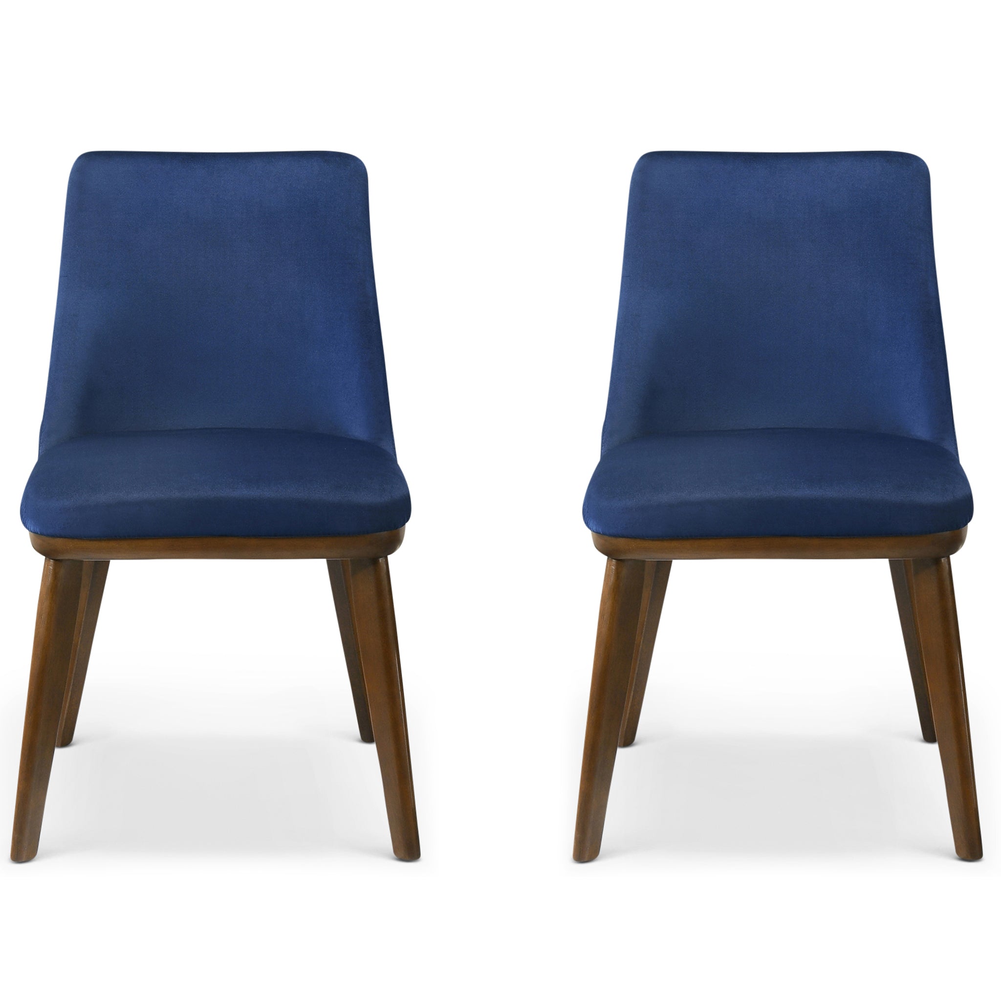 Clove Mid-Century Modern Dining Chair | Solid Wood Frame Tapered Legs