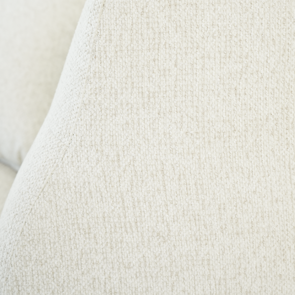 Jefferson Modern Beige Chenille Tuxedo Sofa with Biscuit Tufting