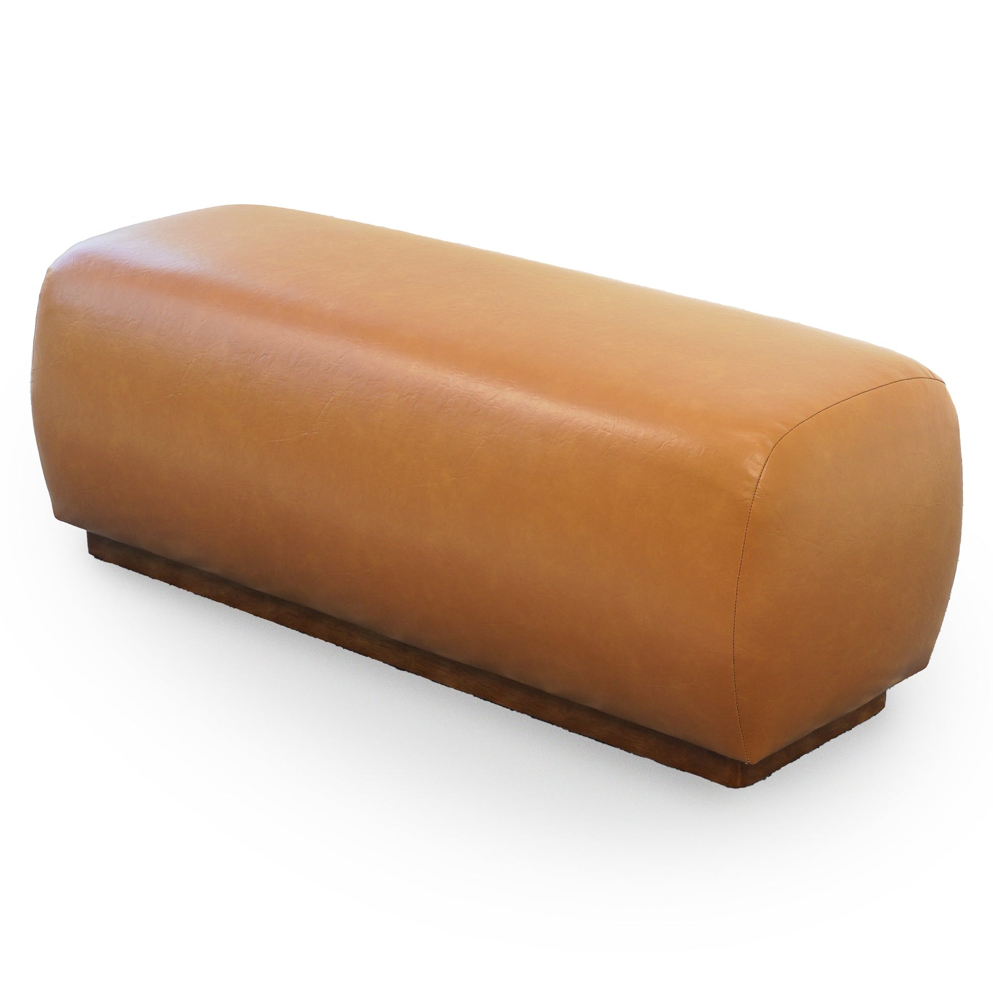 Kelvin Japandi Vegan Leather Bench