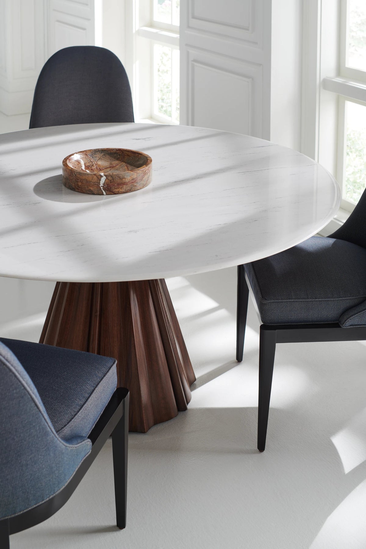 All Natural Rich Walnut Dining Table 60" by Caracole - view 6