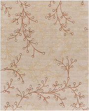Athena Dark Brown/Tan Handmade Rug - 10' x 14'