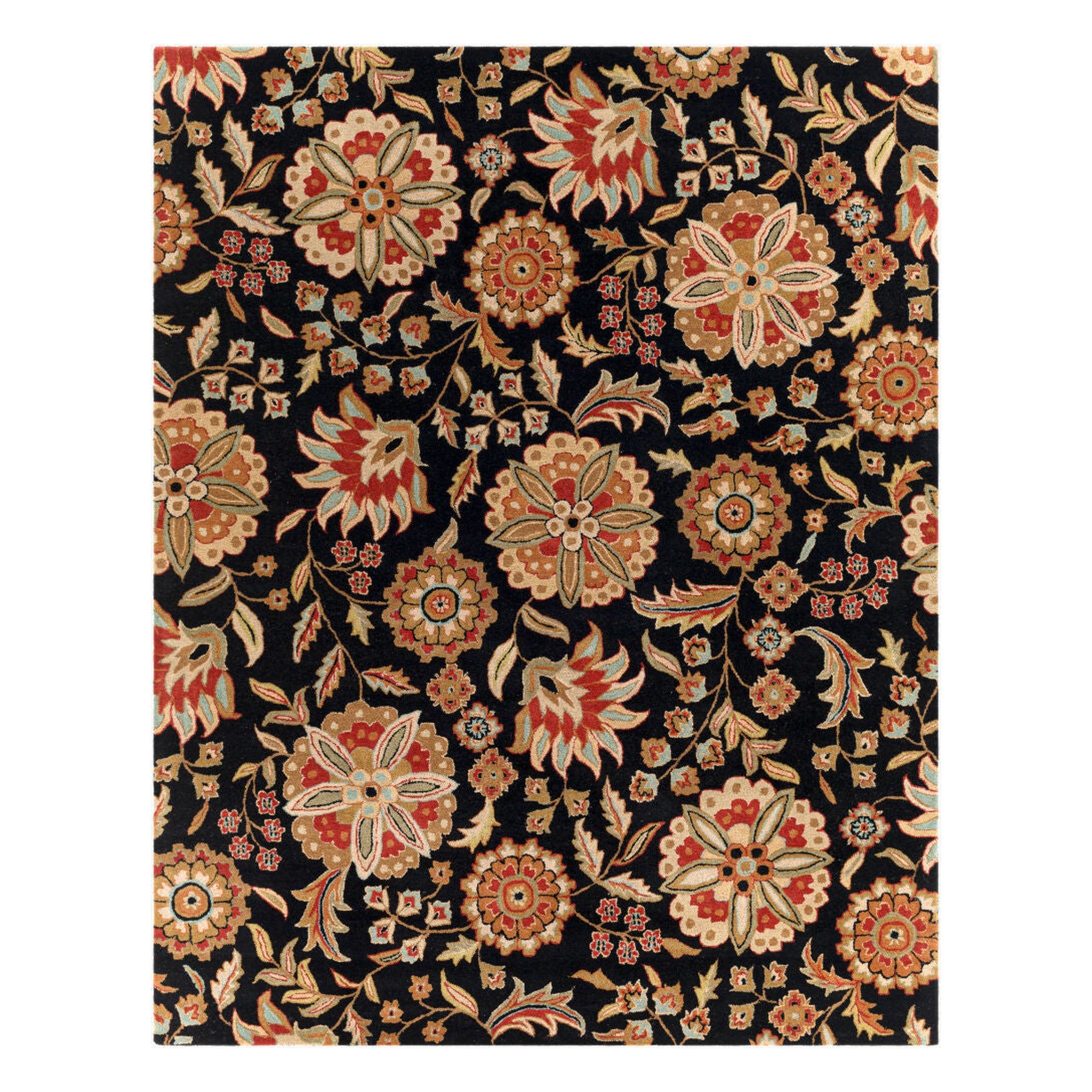 Athena Black/Wheat Handmade Rug - 10' x 14'