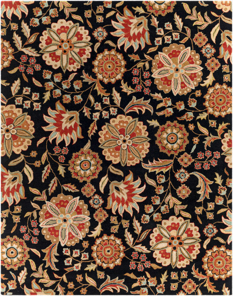 Athena Black/Wheat Handmade Rug - 10' x 14'