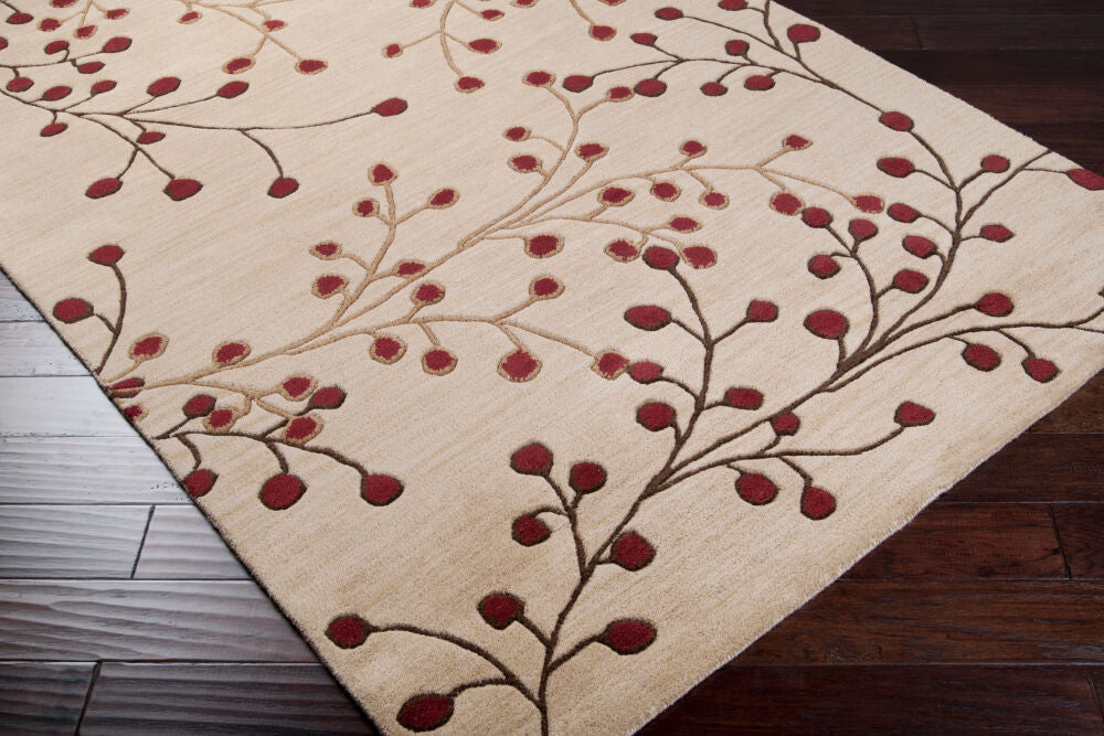 Athena Brown/Tan Handmade Rug ATH-5053 - corner