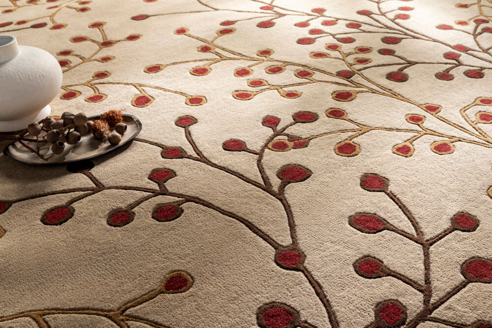 Athena Brown/Tan Handmade Rug ATH-5053 - styleshot