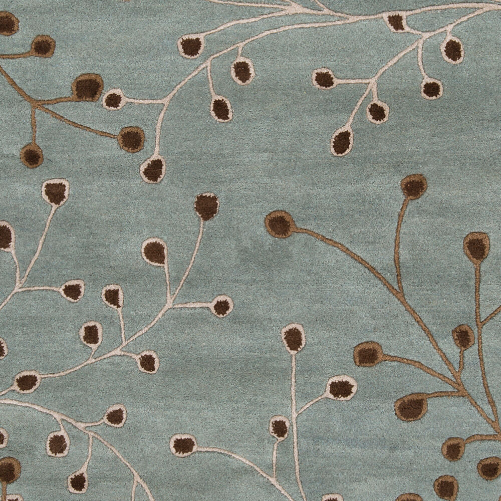 Athena Dark Brown/Taupe Handmade Rug - swatch