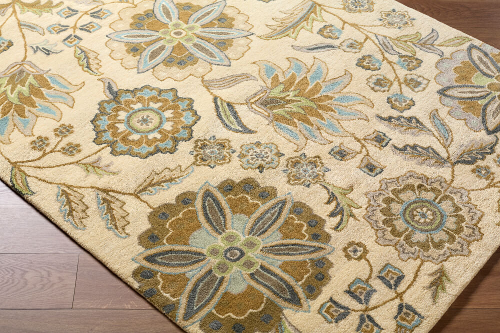 Athena Brown/Tan Handmade Rug ATH-5063 - corner