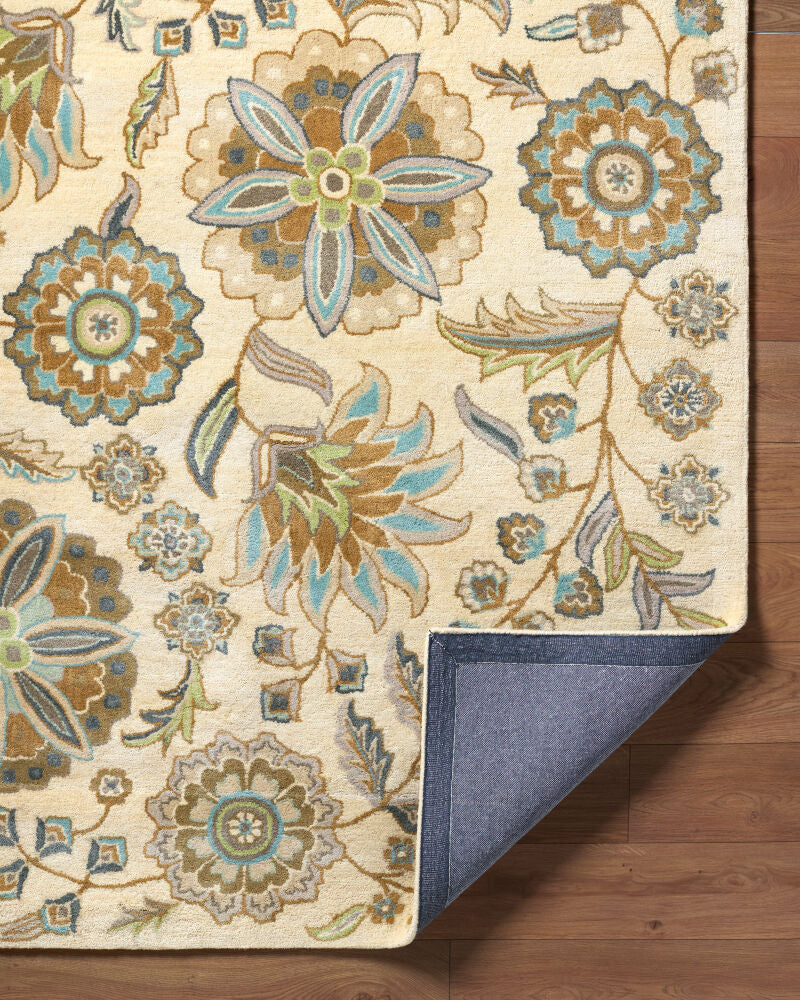 Athena Brown/Tan Handmade Rug ATH-5063 - fold