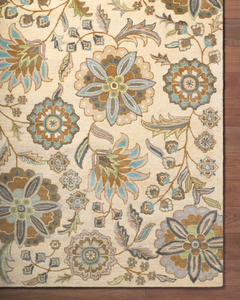 Athena Brown/Tan Handmade Rug ATH-5063 - overhead