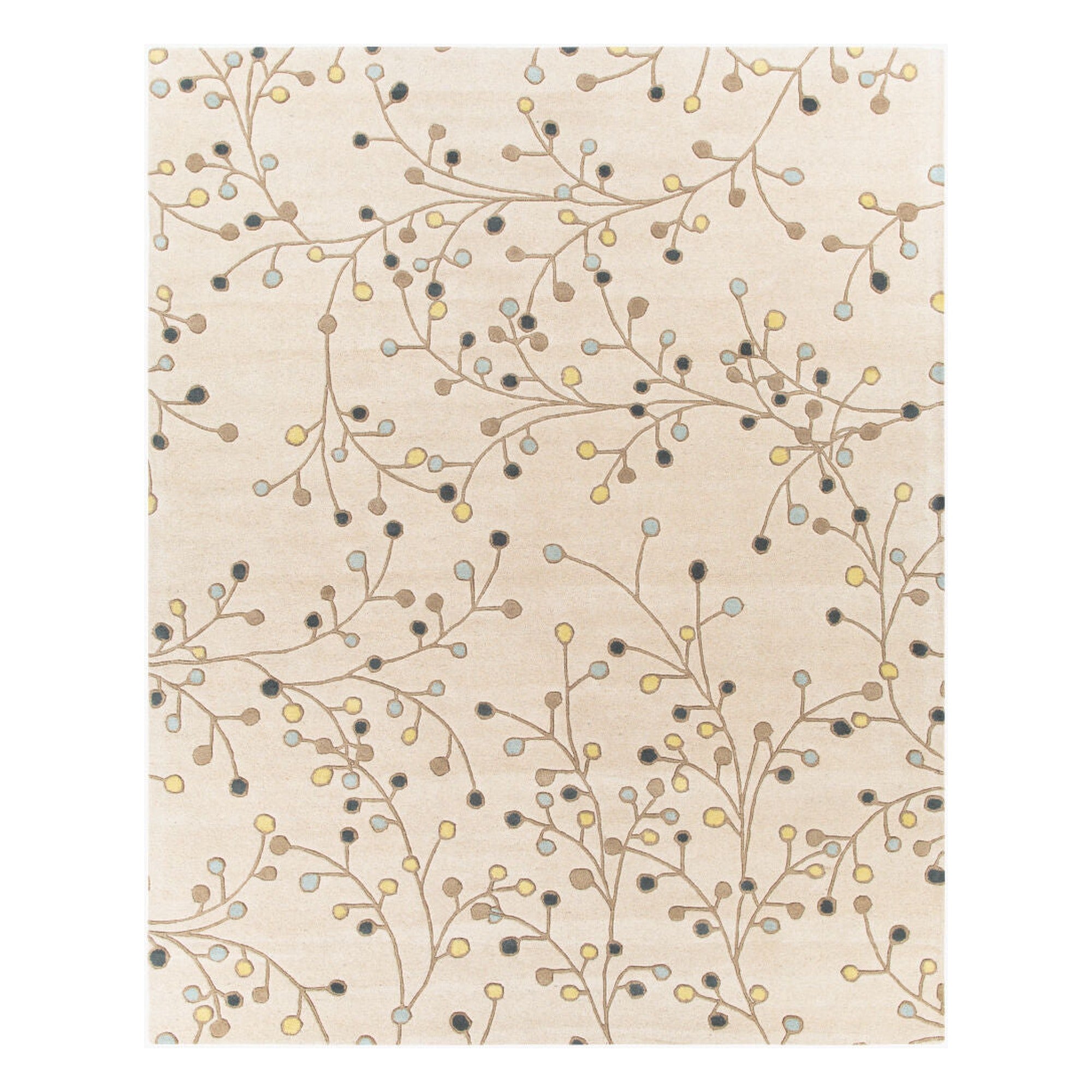 Athena Brown/Wheat Handmade Rug - 10' x 14'