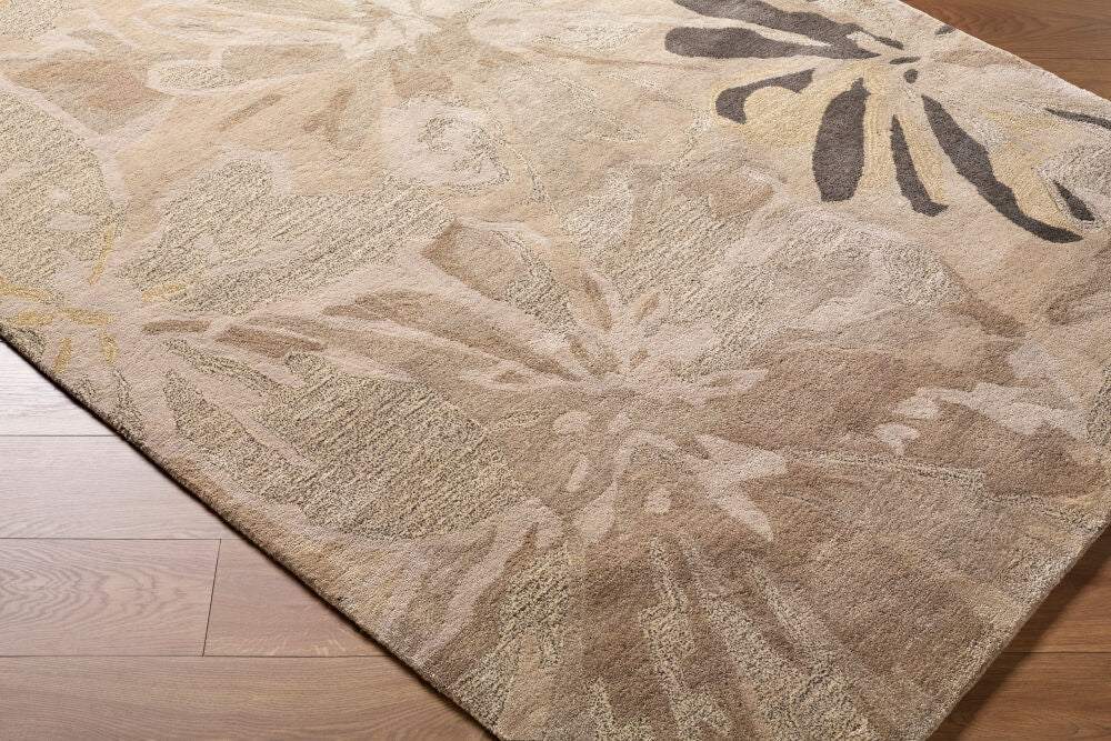 Athena Charcoal/Taupe Handmade Rug ATH-5135 - corner