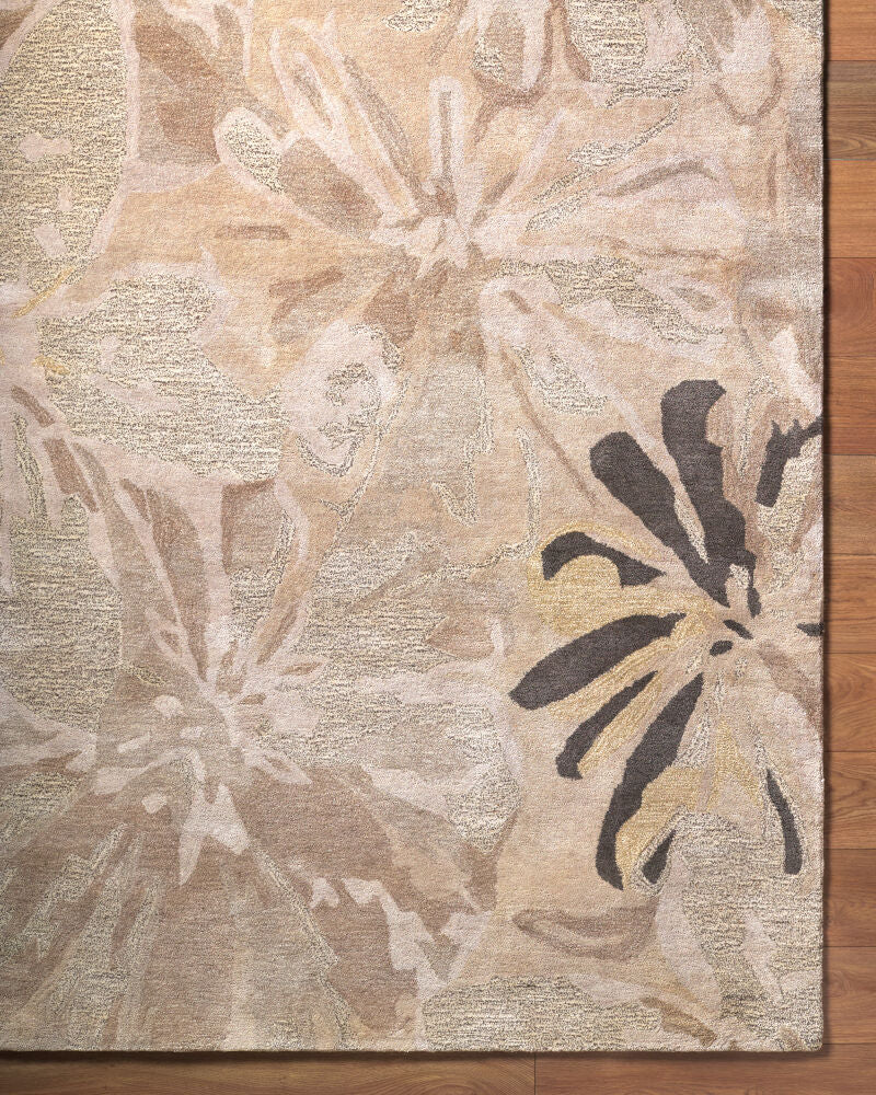 Athena Charcoal/Taupe Handmade Rug ATH-5135 - overhead