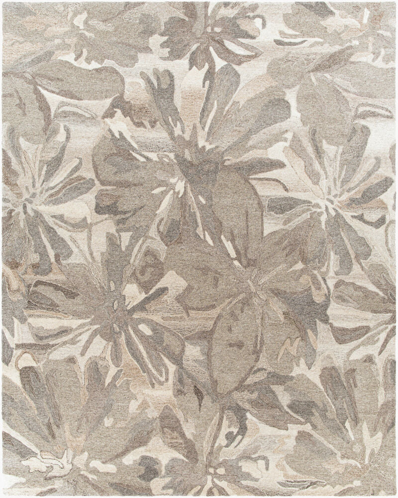 Athena Black/Taupe Handmade Rug - 10' x 14'
