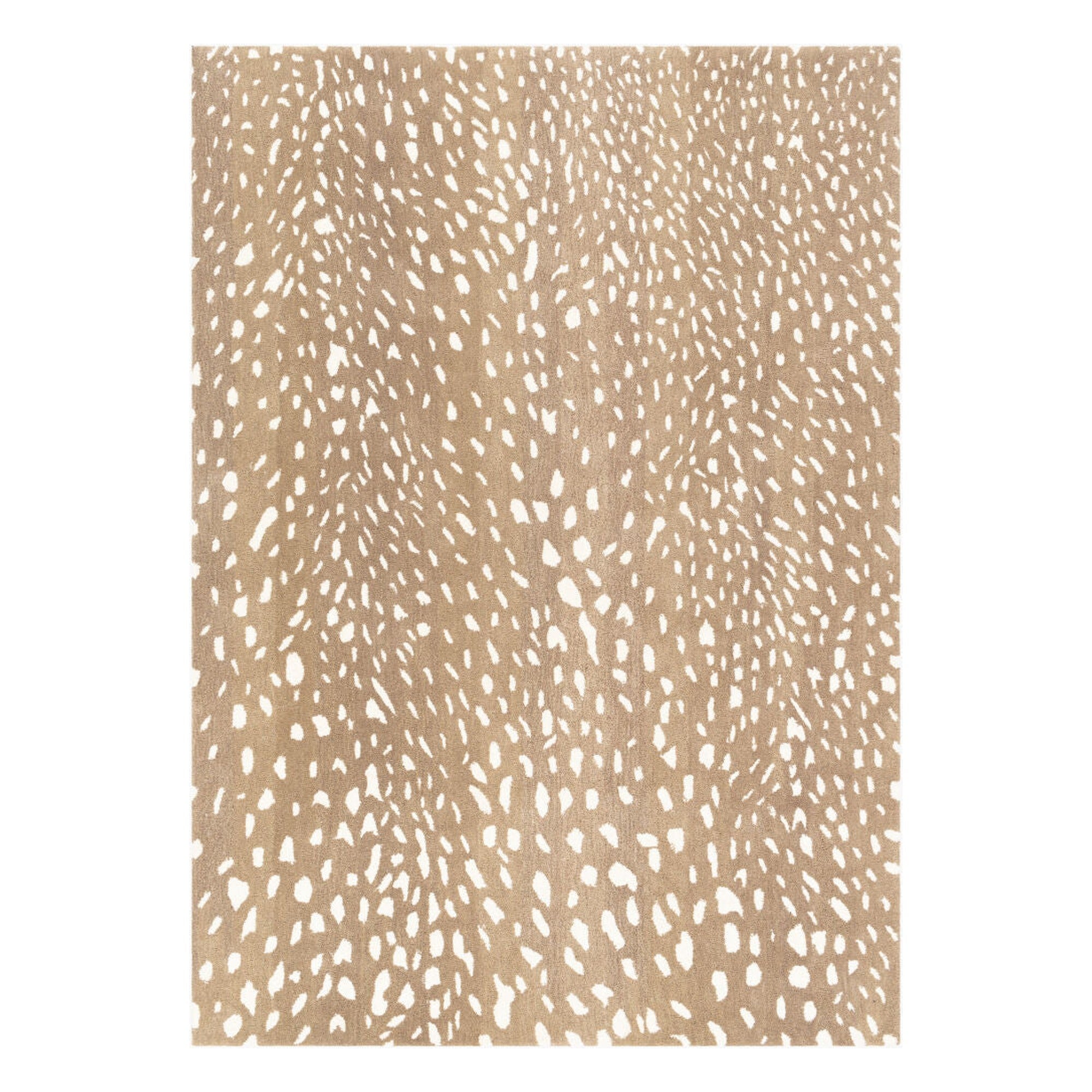 Athena Cream/Tan Handmade Rug - 10' x 14'